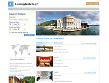 Tablet Screenshot of luxuryhotels.gr